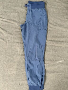 Women's Blue Jogger-Style Chinos